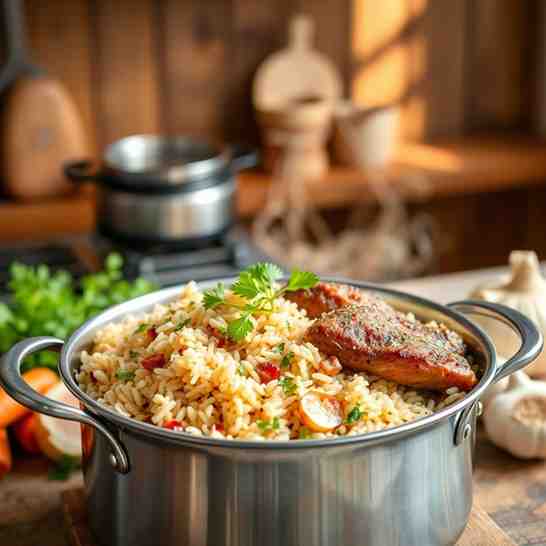 Easy One-Pot Riz au Gras - Rice Meal